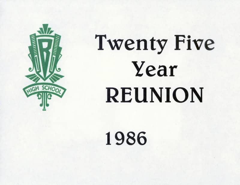 Twenty Five Year Reunion - 1986 — photo 1